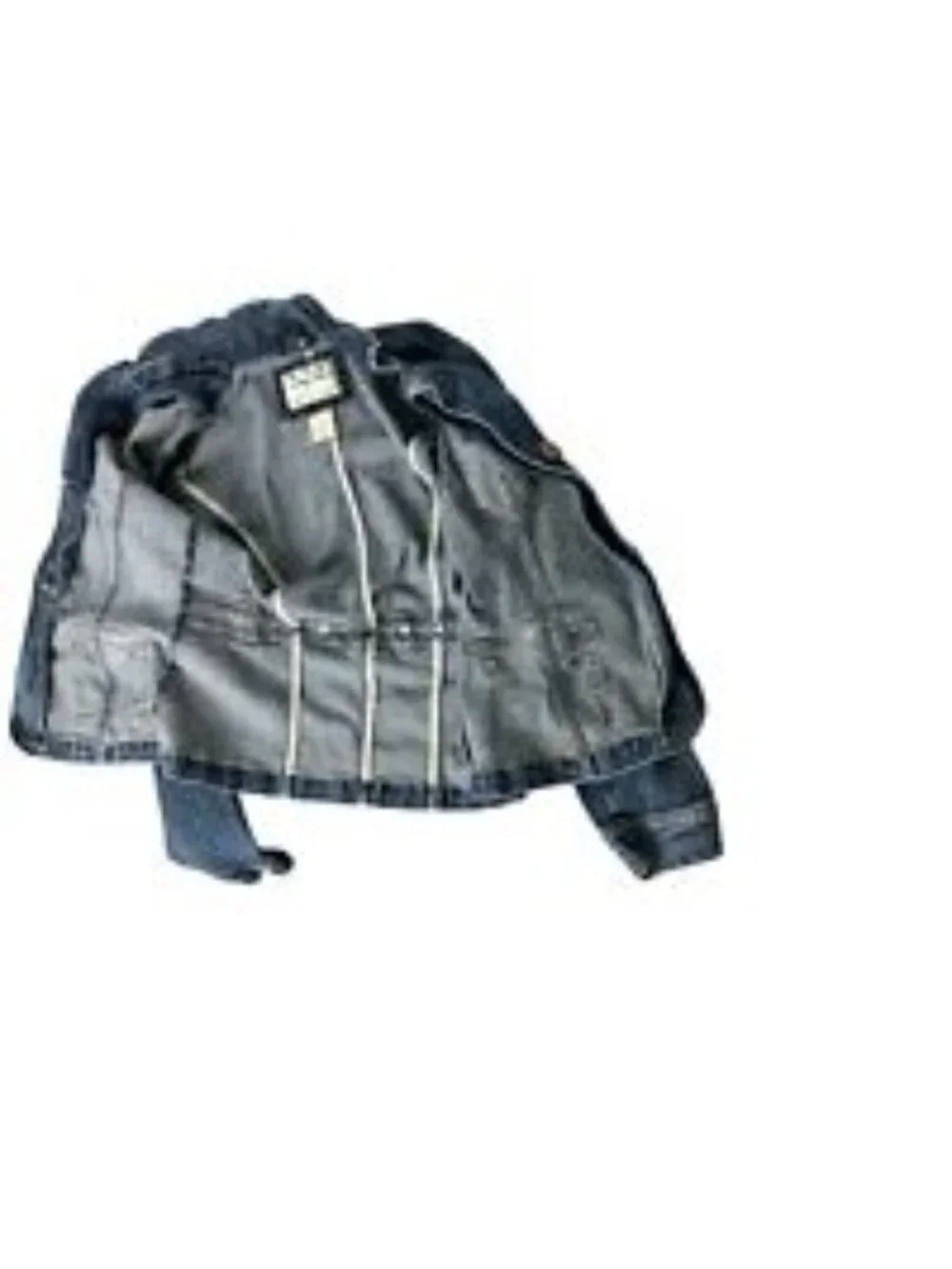 Limited Too Jean Jacket Girls XL Blue Denim Pockets Blazer EUC Princess Seams St